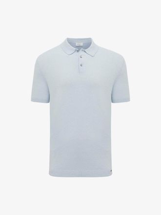 Gentiluomo Gebreide Polo | Lichtblauw