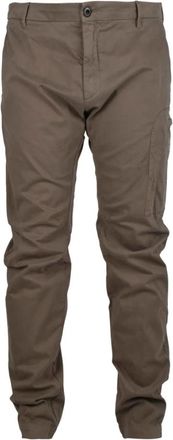 C.P. Company Slim-fit Broeken - Heren - Slim Fit Broeken - Grijs - 2XL - Katoen - Broeken