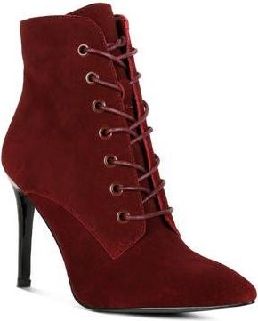 Rag & Co. Sulfur Pointed Toe Boot in Burgundy at Nordstrom Rack, Size 10