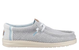 Hey Dude Wally Jute Mens Shoes - Blue - Size UK 11