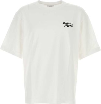 Maison Kitsun&eacute; White Cotton T Shirt