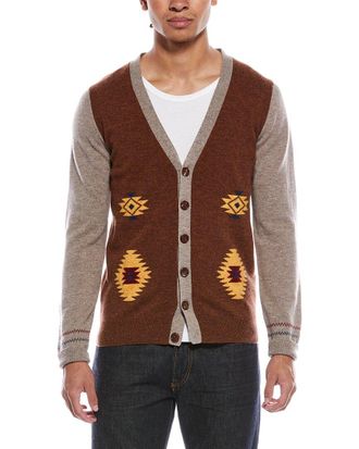 Brodie Navajo Wool & Cashmere-Blend Cardigan