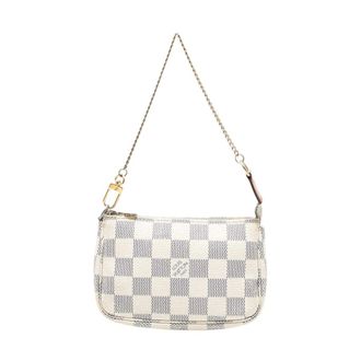 Louis Vuitton Pre-owned Mini Bags, female, White, Size: ONE SIZE Pre-owned Evening Clutch