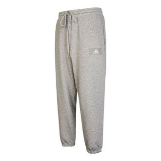 adidas Mens adidas Solid Color logo Printing Casual Long Pants/Trousers Autumn Gray HZ7022