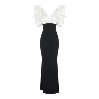 Elisabetta Franchi Red Carpet Jurk - Dames - Jurken - Zwart - Maat: L