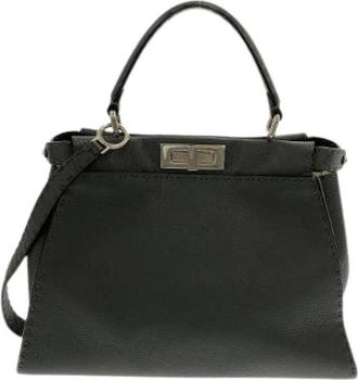 Fendi Pre-owned Selleria Calf Handbag - - Pre-owned - Donna - Grigio - ONE SIZE