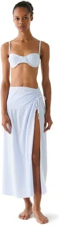 Kate Spade New York Tidal Stripe Cover Up Skirt Swim in Diamond Blue at Nordstrom, Size X-Large