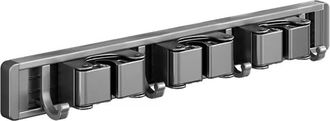 OEM Organizador De Escobas Y Fregonas Con 4 Ganchos - Montaje En Pared - No Requiere Taladrar - Impermeable - Antideslizante - Capacidad De Carga - Para B