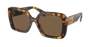 Miu Miu MU10YS VAU06B Womens Sunglasses Tortoiseshell Size 56