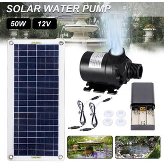 OEM Bomba Solar Sin Escobillas Ultra Silenciosa De 800 L/h Para Decoraci&oacute;n De Fuentes De Jard&iacute;n - Otros