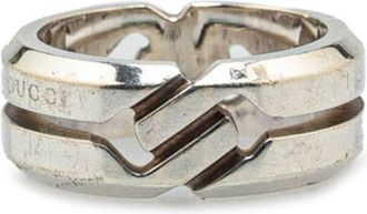 Gucci Silver 925 Band Ring (Pre-Owned)
