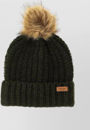 Barbour ribbed beanie and scarf set