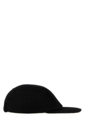 Homme Pliss&eacute; Issey Miyake PLEATS Flat Cap - Black