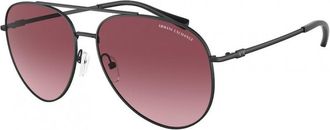 A|X Armani Exchange Pink Gradient Pilot Mens Sunglasses AX2043S 60008H 59