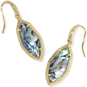 Kendra Scott Ophelia Small Drop Earrings in Gold Iridescent Abalone at Nordstrom