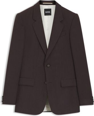BOSS Relaxed-fit jacket in twill
