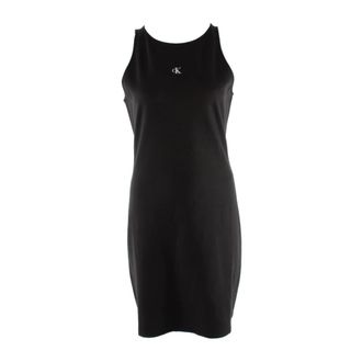 Calvin Klein Korte Jurk - Dames - Korte kleedjes - Zwart - L - Kleedjes