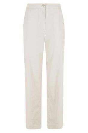 Department Five Butter Charm Elastic-Back Cotton Palazzo Pants