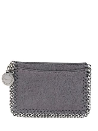Stella McCartney chain trim cardholder - Grey