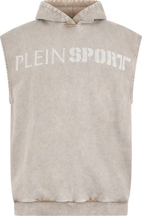 Plein Sport Hoodie Vest Crackle Scratch