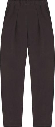 Cortana Amar Broek - Dames - Broeken - Bruin - L - Linnen - Broeken