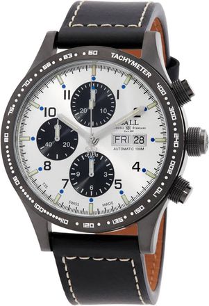 Ball Fireman Chronograph Automatic Silver Dial Mens Watch CM2192C-L8J-SL