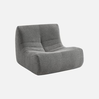 Sweeek M&oacute;dulo Para Sof&aacute; Envasado Al Vac&iacute;o Modular De Borreguito Texturizado