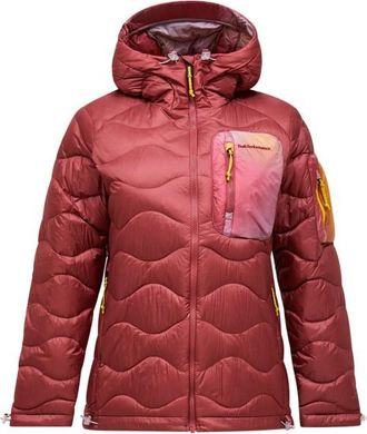 Peak Performance Aop Helium Utility Down Jacket Daunenjacke f&uuml;r Damen | rot