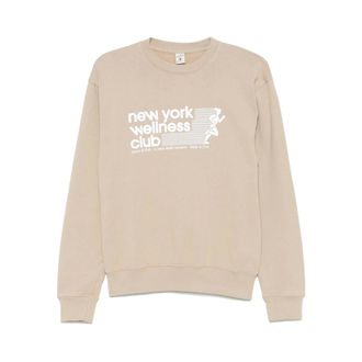 Sporty & Rich Sweatshirts, female, Beige, Size: L Eleph Sweater, Stylish & Trendy