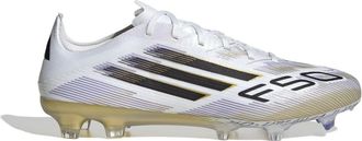 adidas Mens Pro Adults Firm Ground Football Boots in White/Blk/Gold