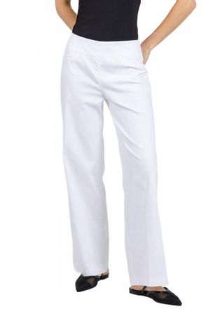 Elliott Lauren Control Stretch Wide Leg Pants - 30 In White