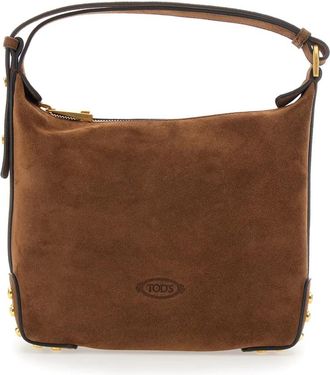 Tod's Gommino Handtas - Dames - Schoudertassen - Bruin - ONE Size - Leer - Tassen