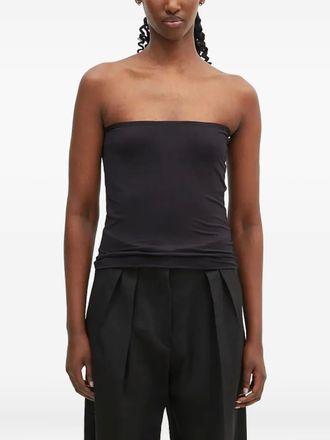 Sportmax strapless tube top - women - Polyamide/Elastane - S - Black