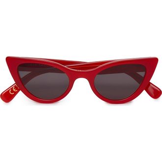 Lele Sadoughi Mykonos Cat Eye Sunglasses in Red 600 at Nordstrom