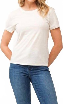 Dear John Denim Unity Crewneck Tee In Antique White