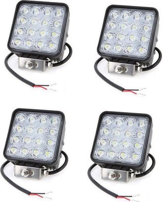Trade Shop Trade Shop - 4x 48w Led Light Faro Lampada Por Trabajador Auto Barca Camion Klw Suv 12v 24v