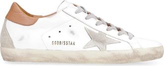 Golden Goose Sneakers, female, White, Size: 8 US Super-Star Leather Low-Top Sneakers