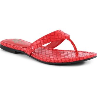 BC Footwear Fiera Flip Flop in Red at Nordstrom, Size 9.5