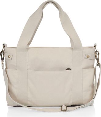 Picnic Time Temecula Wine Insulated Tote Bag in White at Nordstrom Rack