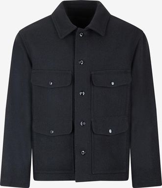 Christophe Lemaire Utility-Jacke aus Wollfilz