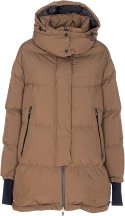 Herno Stijlvolle Jassen Collectie - Dames - Winterjassen - Bruin - L - Jassen