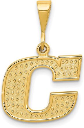 Diamond2Deal 10k Yellow Gold Initial C Pendant