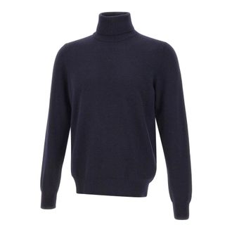 Gran Sasso Turtlenecks, male, Blue, XL, Cycling Turtleneck