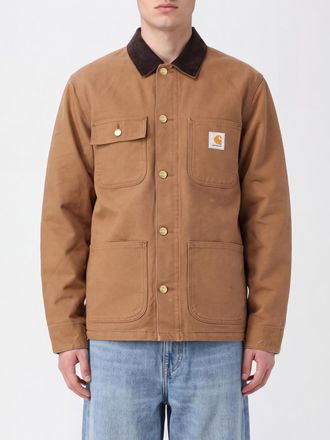 Carhartt Work in Progress Giacca camicia OG Michigan in cotone con tasche applicate e logo