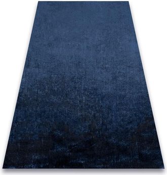 RugsX Rugsx - Alfombra visco azul oscuro 10 felpa, imitación piel de conejo blue 80x150 cm
