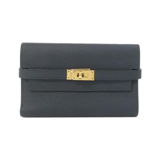 Herm&egrave;s Green Epsom Leather Wallet (Tri-Fold) (Pre-Owned)