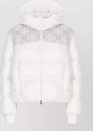 Casablanca short quilted hooded down jacket