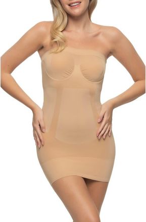 Felina Fusion Strapless Slip in Warm Neutral at Nordstrom, Size Xx-Large