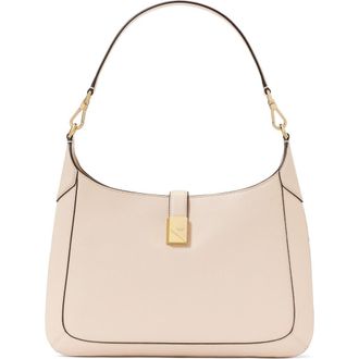 Kate Spade New York deco leather hobo bag in Milk Glass at Nordstrom Rack