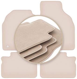 OEM Alfombrillas Beige Premium Para Suzuki Wagon R+ Hatchback 1998-2010